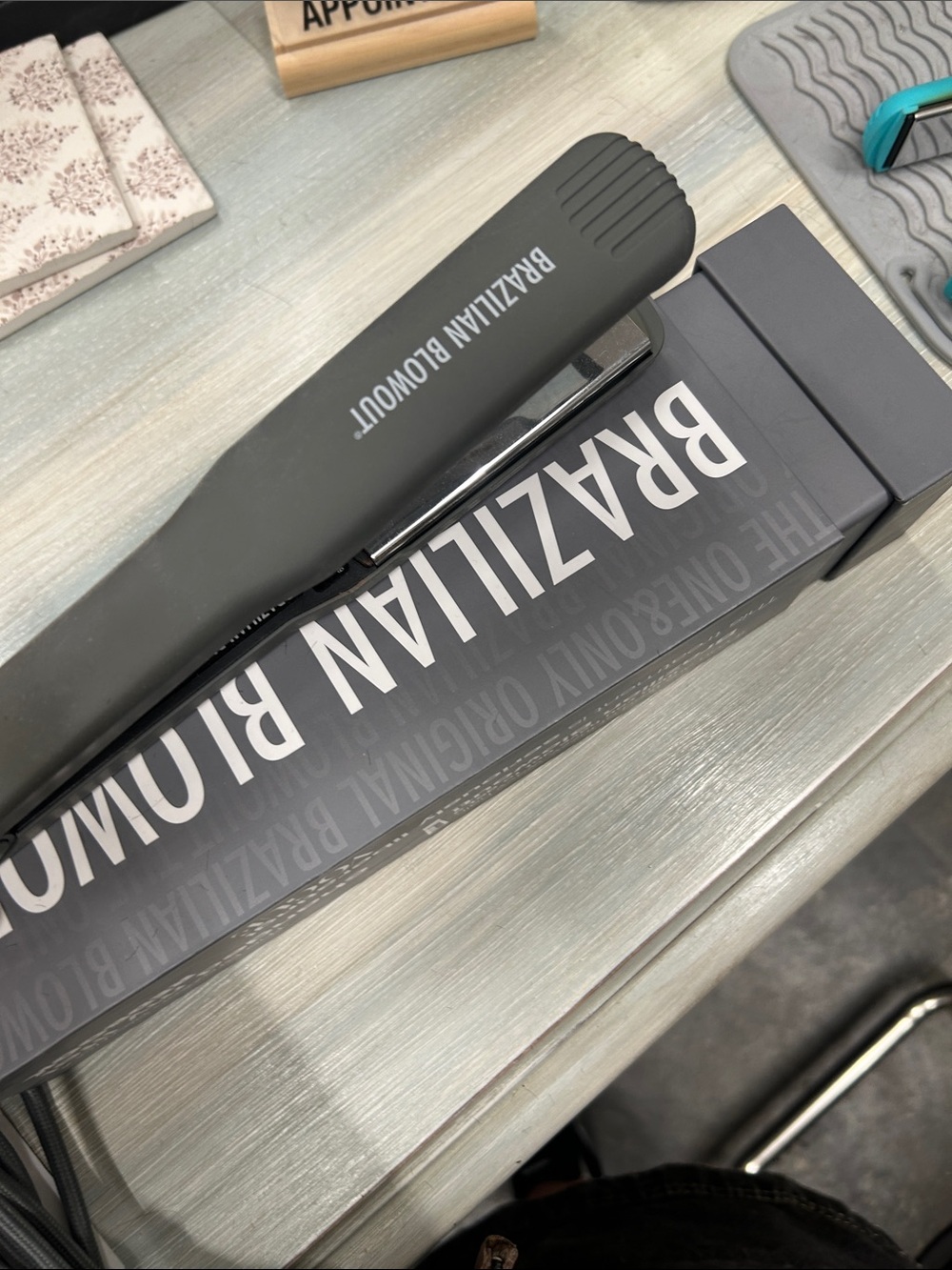 Brazilian blowout
Professional Black Hair Straightener